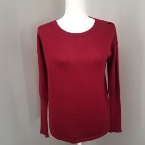 Red Long Sleeve Blouse
